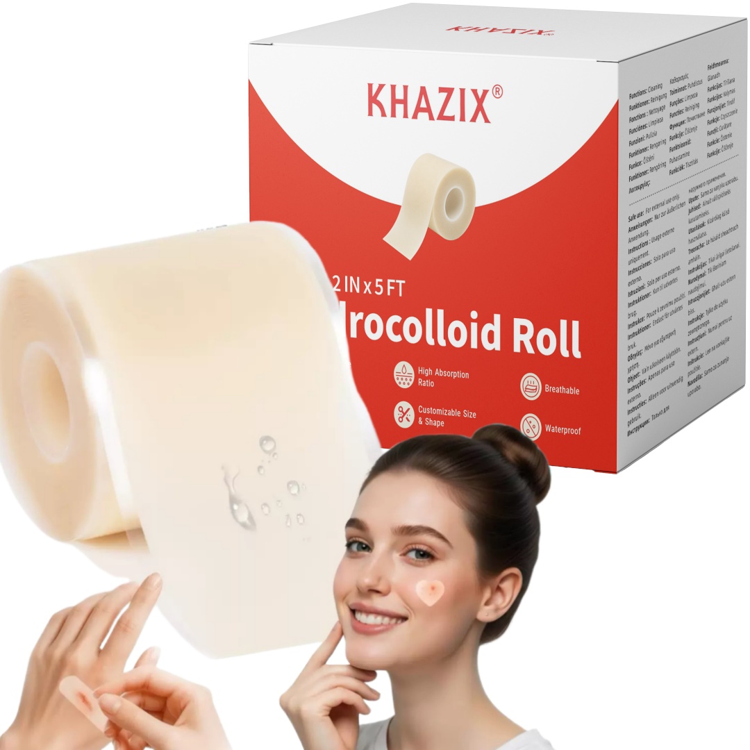 Skincare Moisturizer - แผ่นปิดสิว แผ่นปิดแผลผิวเทียม ตัดได้ตามต้องการ แผ่นปิดแผลที่เป็นมิตรกับผิว ช่วยรักษาแผลให้สะอาด 1