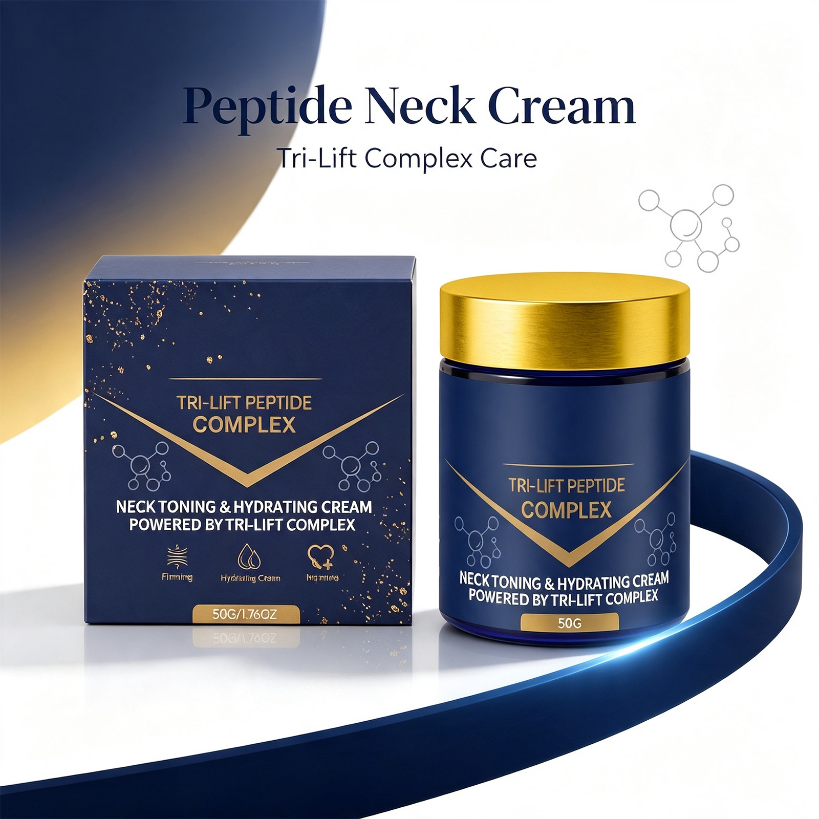Peptide Neck Cream - ครีมบำรุงลำคอ Tri Lift Peptide ช่วยยกกระชับผิว ลดเลือนริ้วรอย