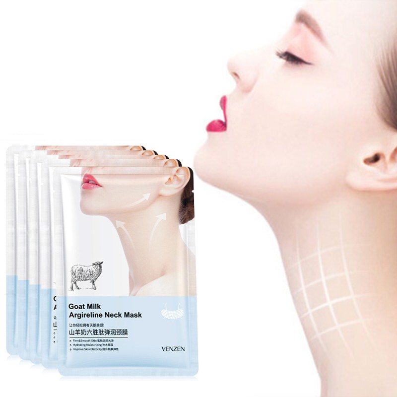 Peptide Neck Cream - Goat Milk Hexapeptide คอหน้ากาก Hydrating Whitening