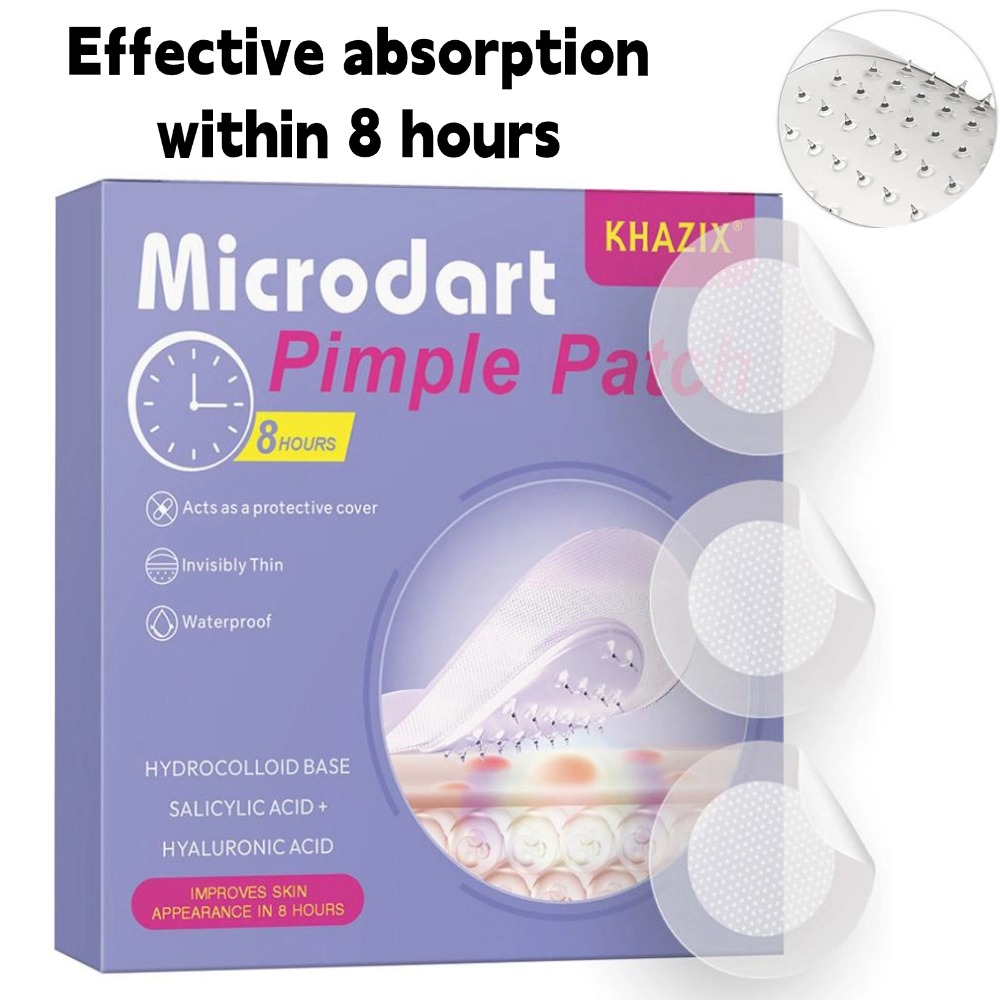 Hydrocolloid Acne Patch - แผ่นแปะสิวไฮโดรคอลลอยด์แบบไมโครนีดเดิล แผ่นแปะสิวบางเฉียบ มองไม่เห็น ใช้งานได้ 8 ชั่วโมง