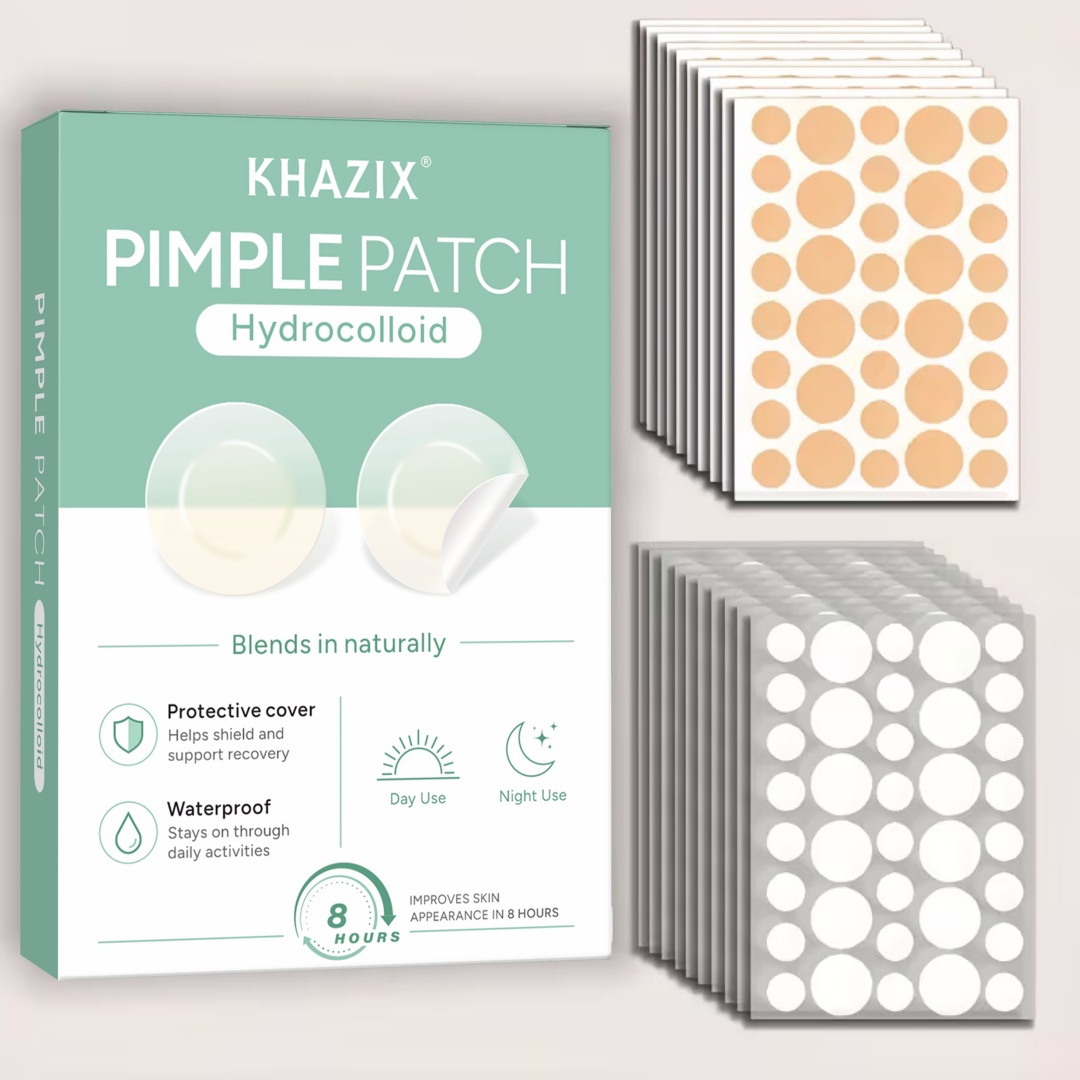 Skincare Moisturizer - แผ่นปิดสิวไฮโดรคอลลอยด์ 360/720 ชิ้น, สติ๊กเกอร์ปิดสิวแบบโปร่งใส, กันน้ำ, สีเนื้อและใส,