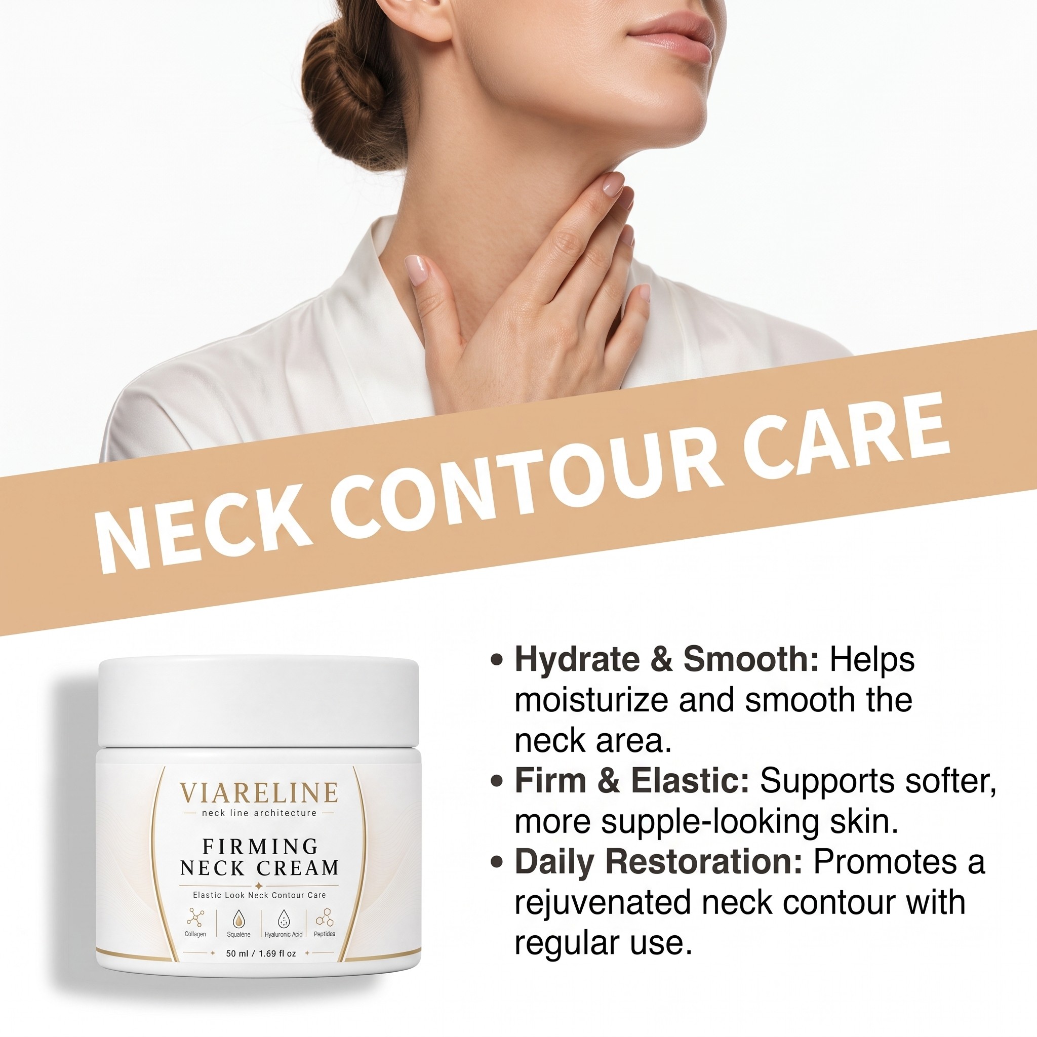 ครีมบำรุงผิวคอแบบมัลติเปปไทด์  - Peptide Neck Cream บทวิจารณ์และราคา