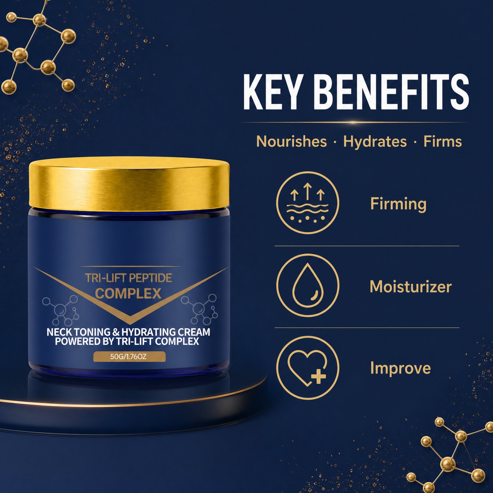 ครีมบำรุงลำคอ Tri Lift Peptide - Peptide Neck Cream บทวิจารณ์และราคา
