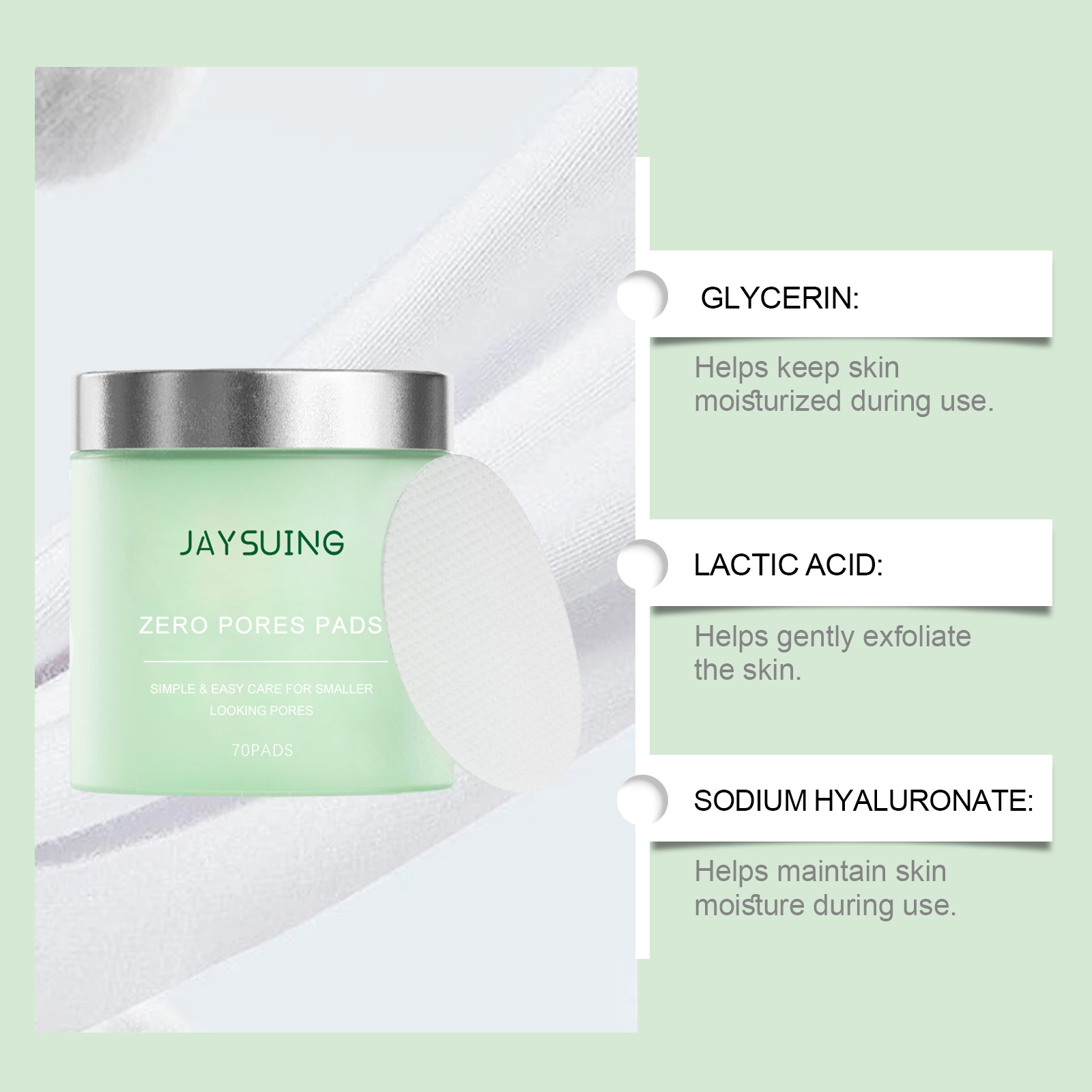 Salicylic Acid Pads Pore ลด La - Lactic Acid Toner บทวิจารณ์และราคา