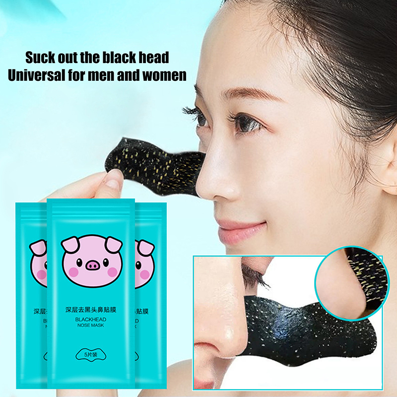 แผ่นลอกสิวเสี้ยนจากถ่านไม้ไผ่  - Charcoal Pore Strip บทวิจารณ์และราคา