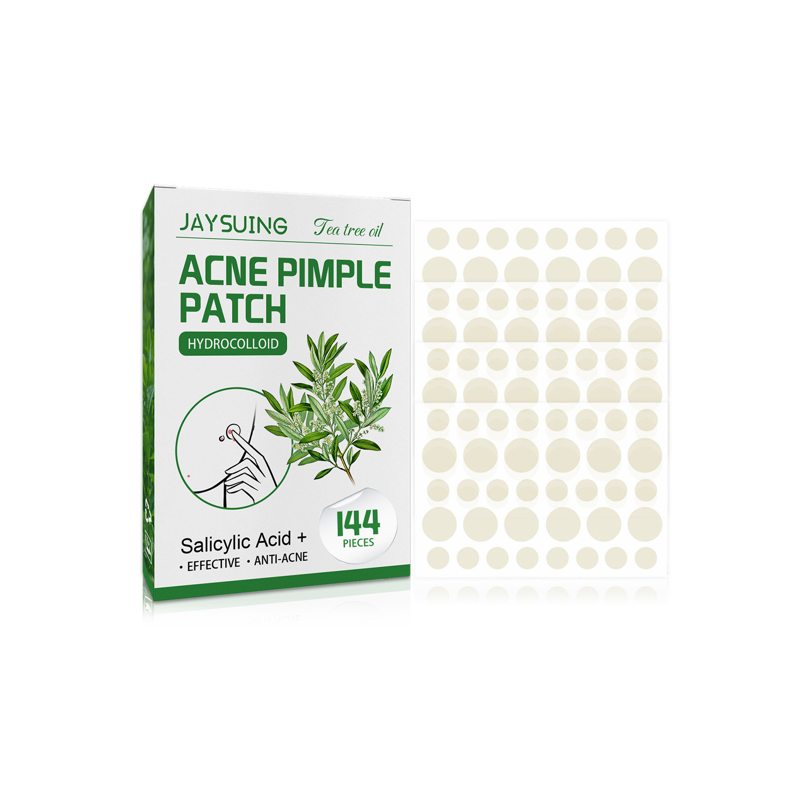 แผ่นแปะสิวไฮโดรคอลลอยด์ - ดูดซ - Hydrocolloid Acne Patch บทวิจารณ์และราคา