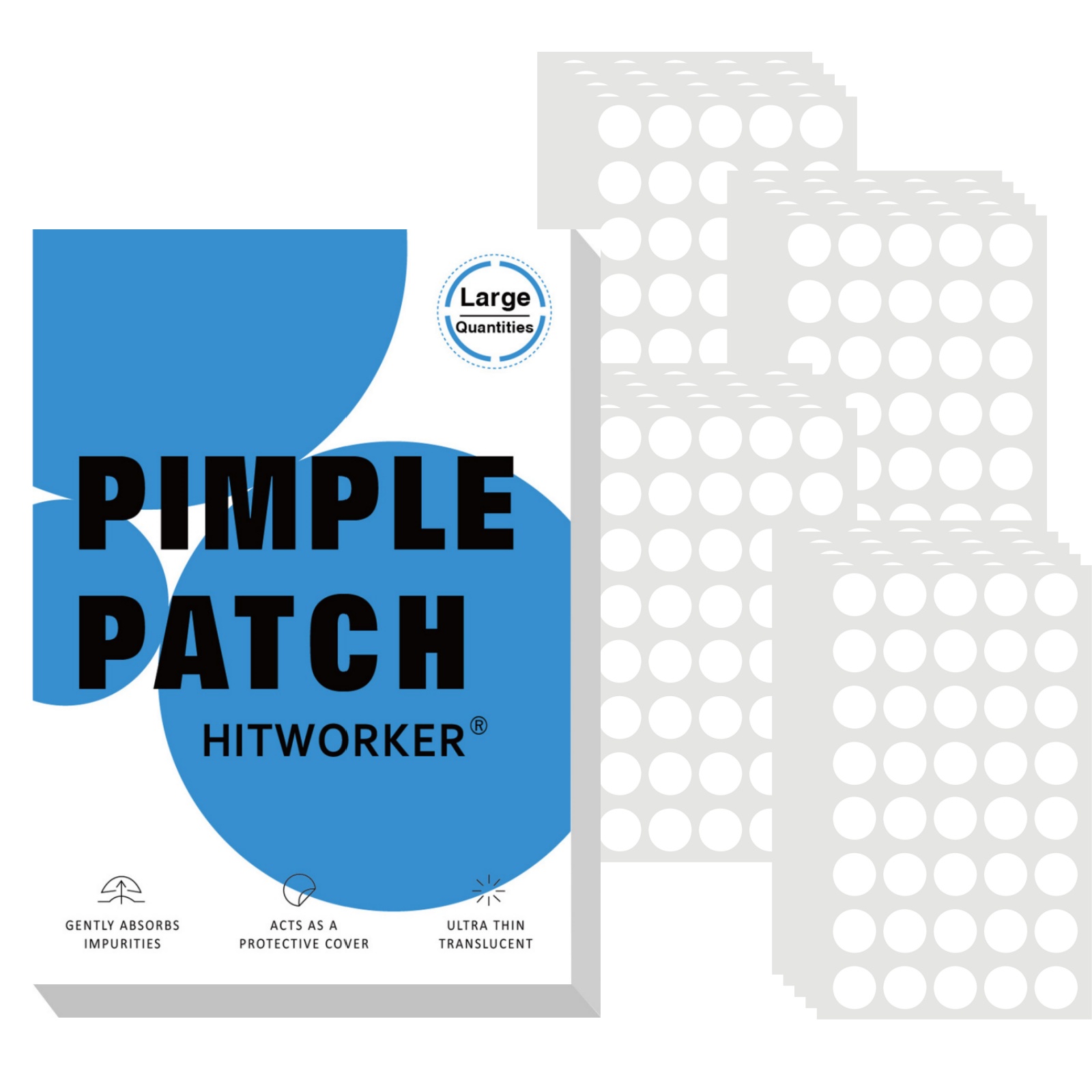 แผ่นแปะสิวไฮโดรคอลลอยด์ 800 ชิ - Hydrocolloid Acne Patch บทวิจารณ์และราคา