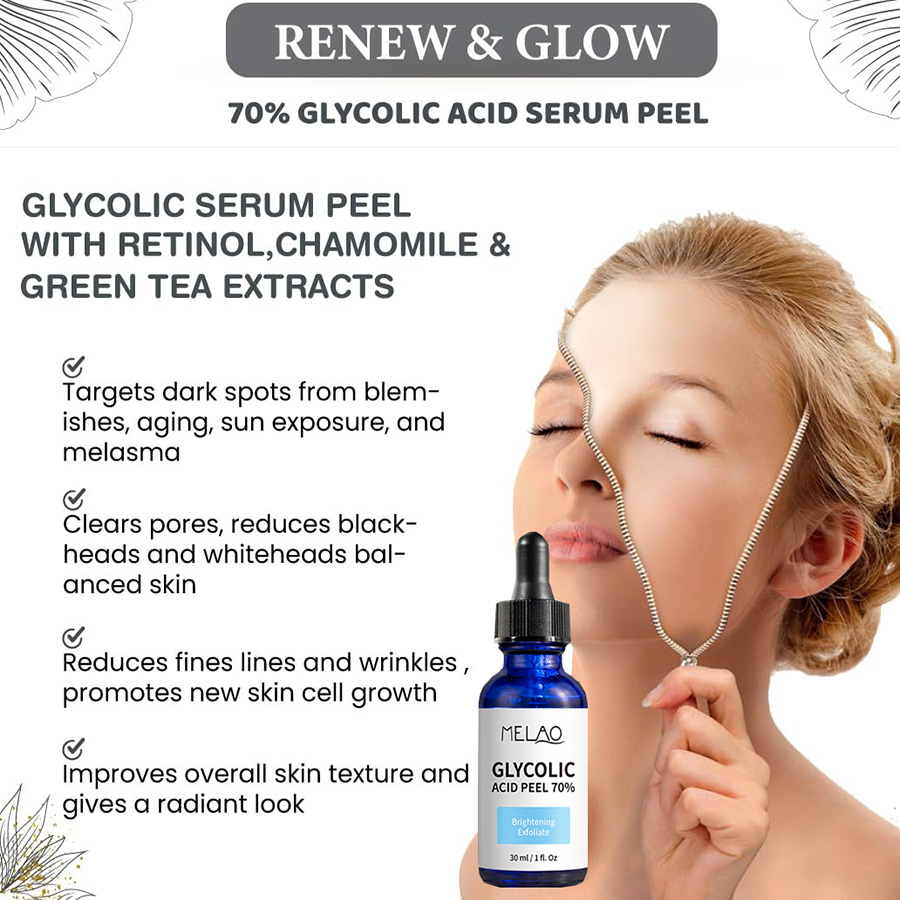 เซรั่มกรดไกลโคลิก 70% สำหรับริ - Lactic Acid Toner บทวิจารณ์และราคา