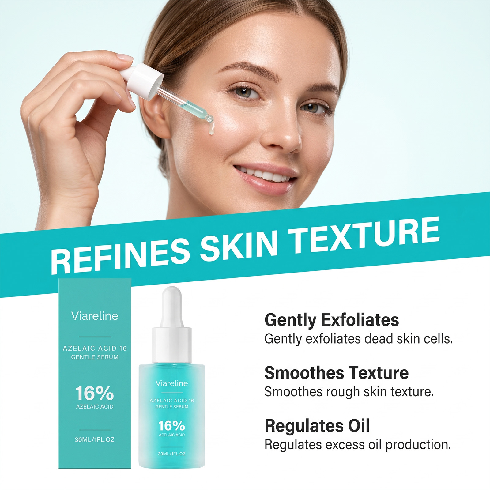 เซรั่มบำรุงผิวหน้าสูตรกรดอะซีเ - Azelaic Acid Serum บทวิจารณ์และราคา